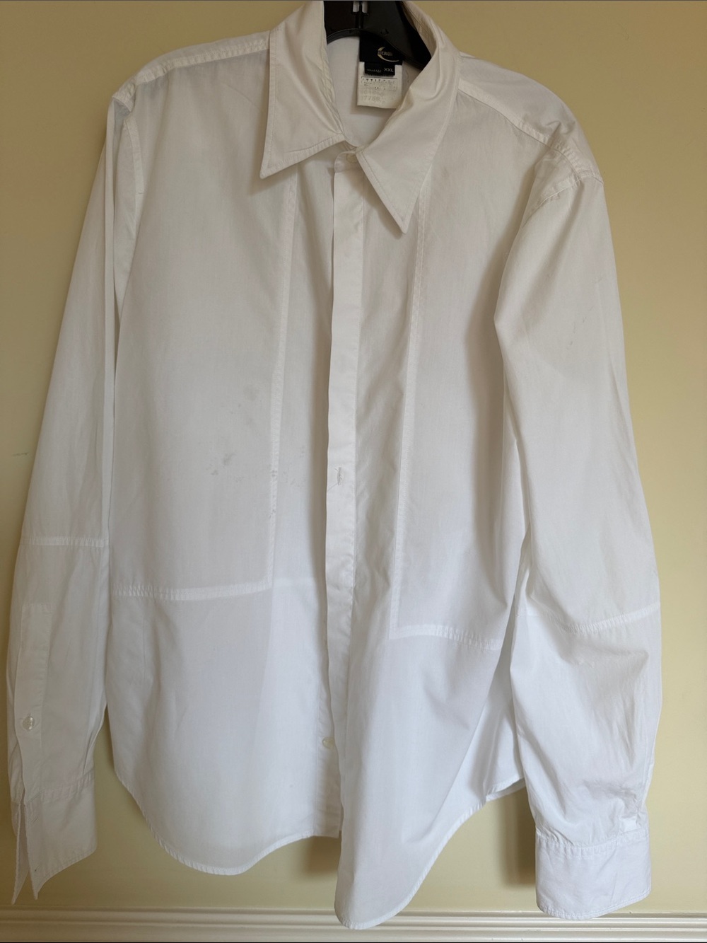 Just Cavalli White Long-Sleeve Dress Shirt